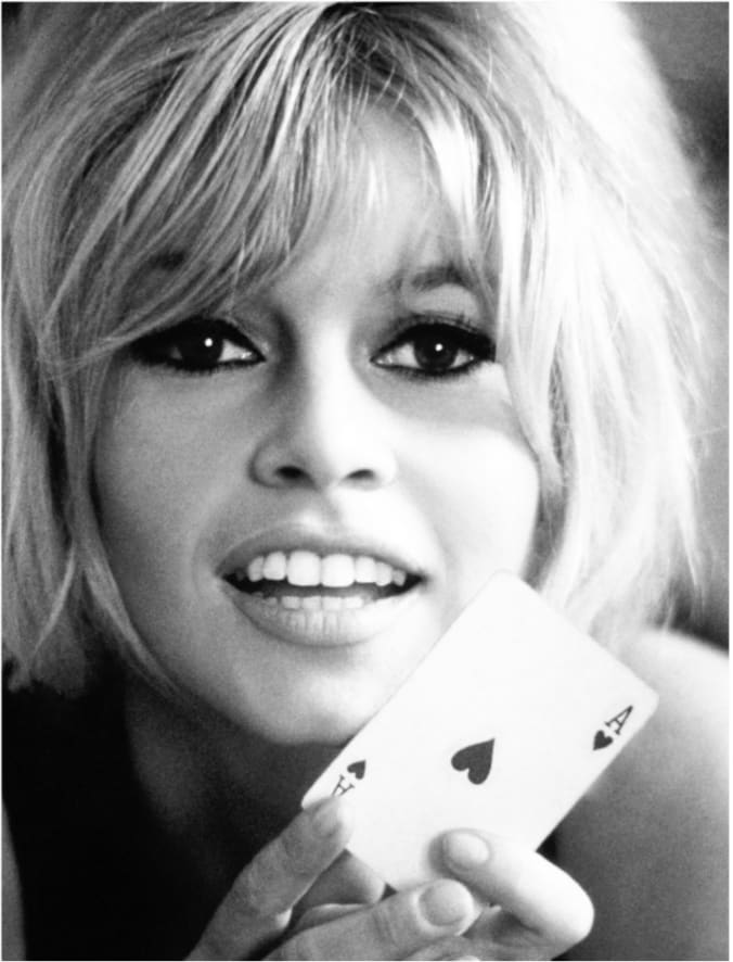 Douglas Kirkland, The Ace of Hearts, Brigitte Bardot, 1965