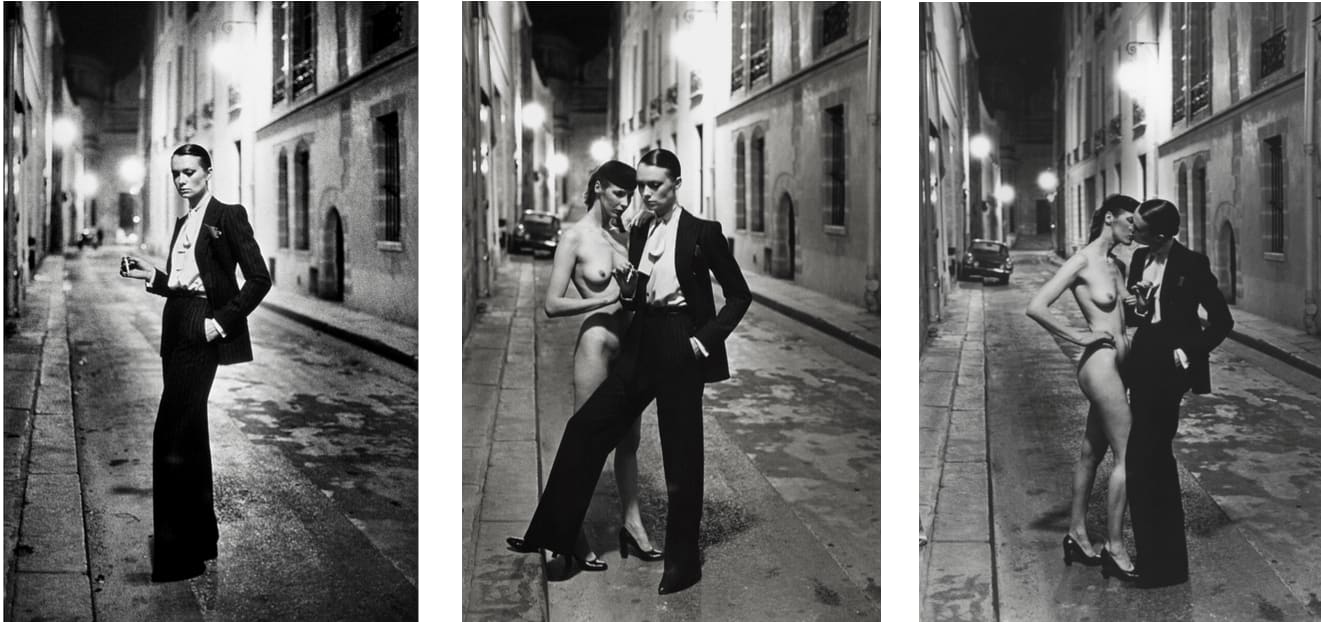 Helmut Newton, Rue Abriot I, II, III, 1975