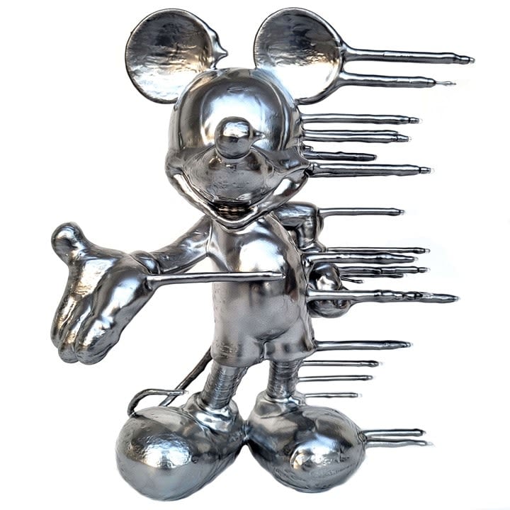 Josh Mayhem, Blown Away Mickey - Tempered Titanium, 2022