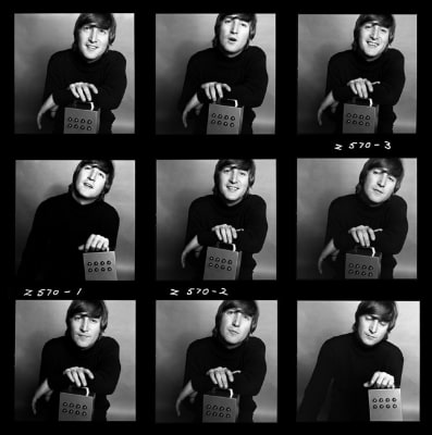 Brian Duffy, John Lennon (Contact Sheet), 1965