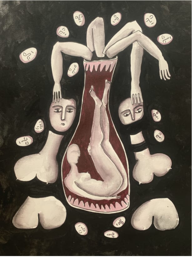 Pina Ambrosino, Evolution In A Bottle, 2021