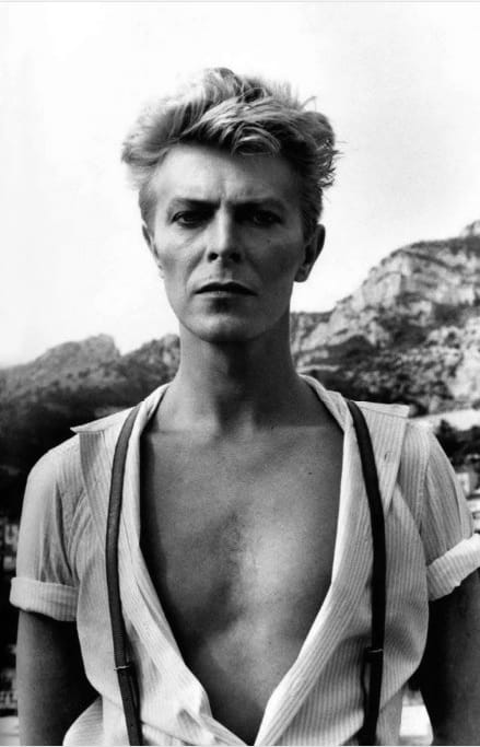 Helmut Newton, David Bowie, Monte Carlo, 1983
