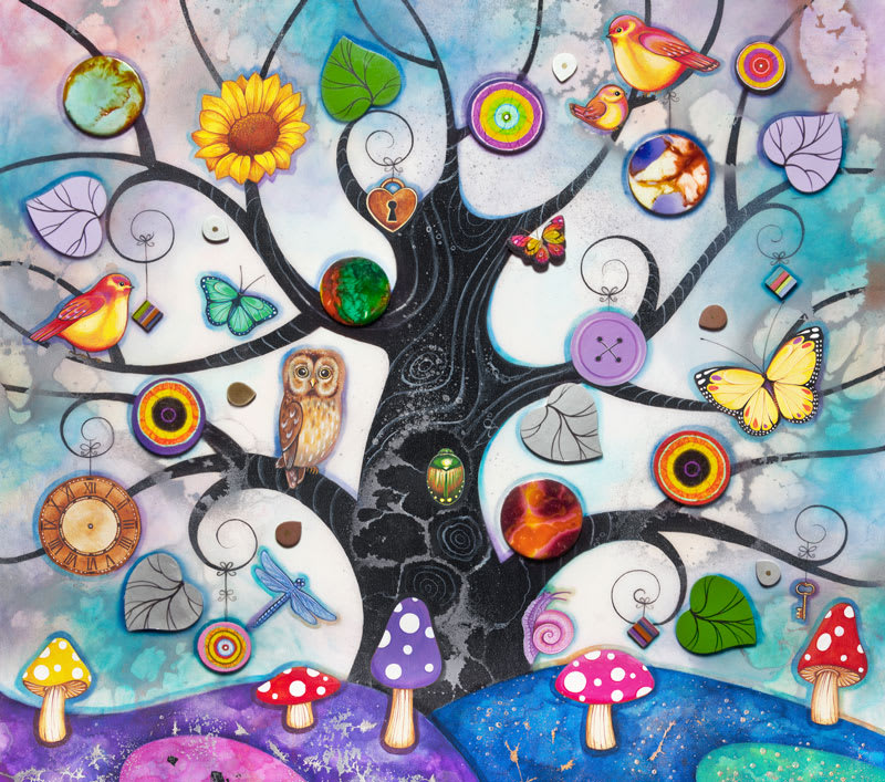 KERRY DARLINGTON, BLUE TREE OF CHARMS