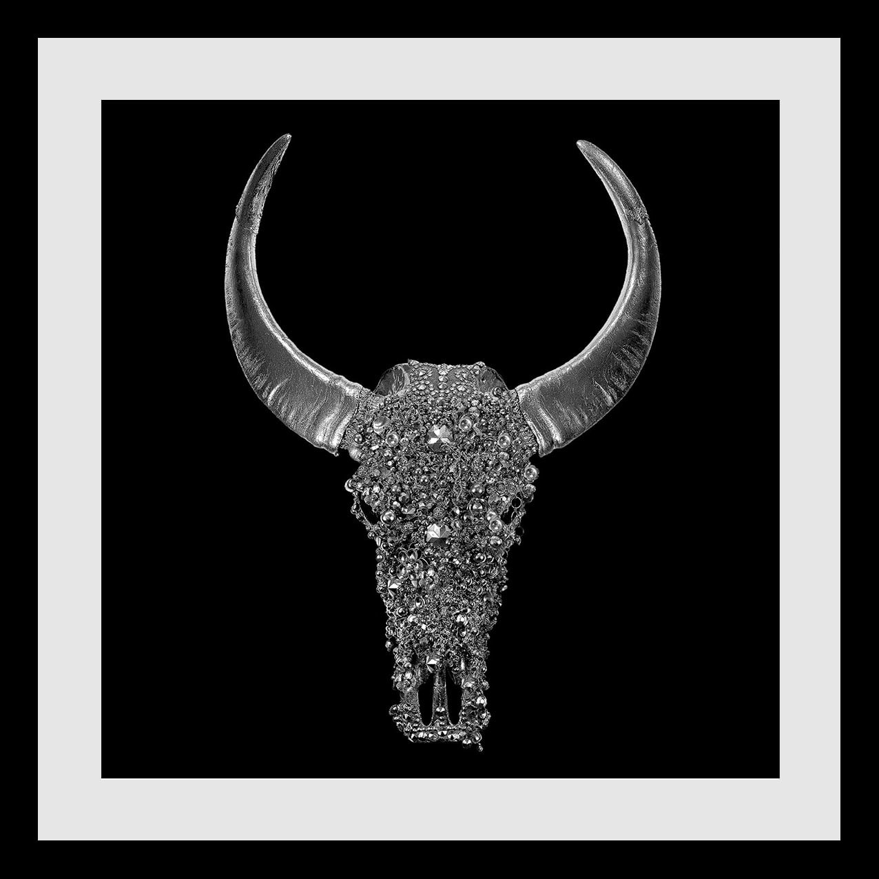 ANGELA MORRIS-WINMILL, Silver Trinket On Black