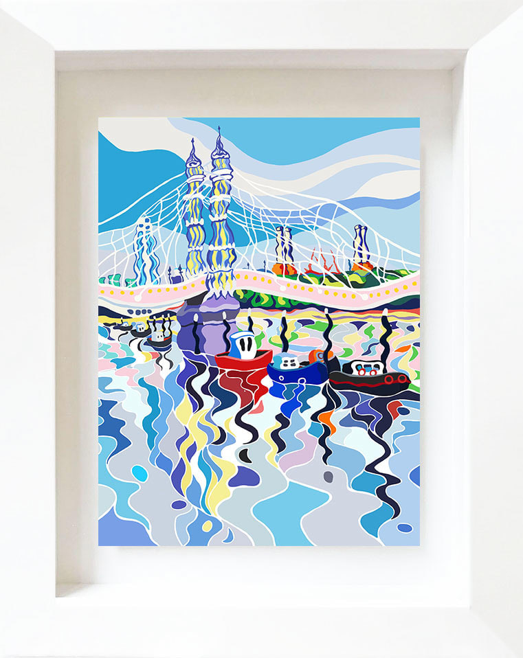 SARAH FOSSE, ALBERT BRIDGE REFLECTIONS - MINI