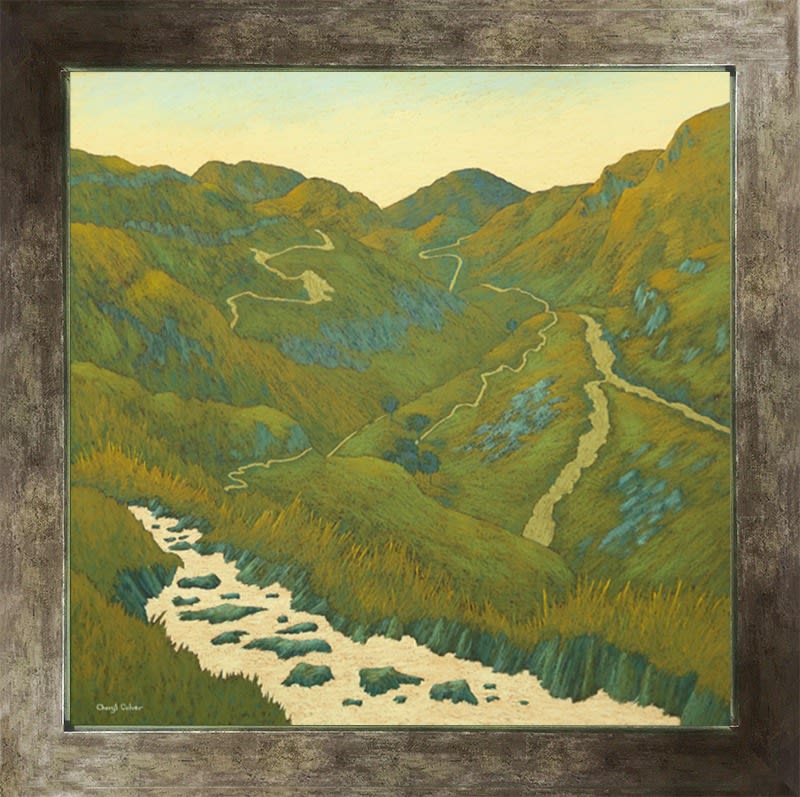 CHERYL CULVER, Mountain Stream, Tracks and Trails