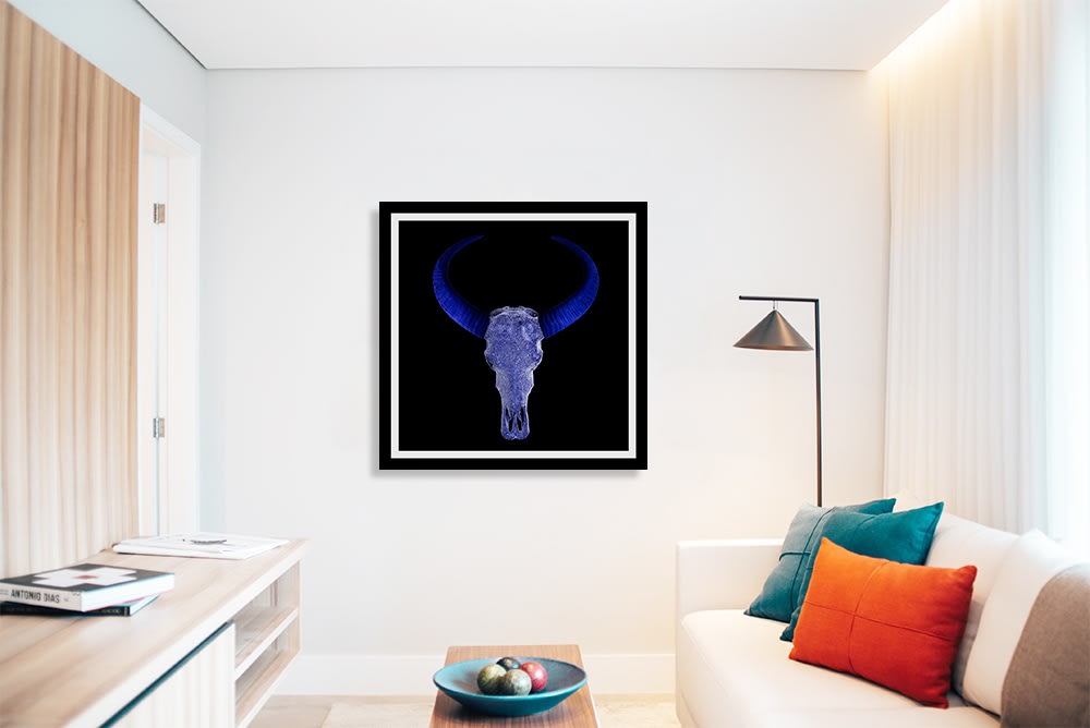 ANGELA MORRIS-WINMILL, All Indigo on Black - Large