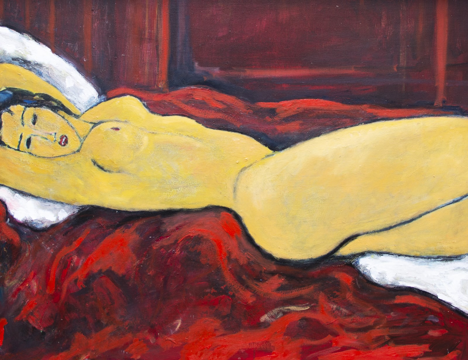 RICHARD GOWER, In The Manner of Modigliani, Female Nude
