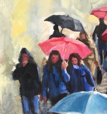 Hazel Soan Sightseeing In The Rain M1 Fine Art