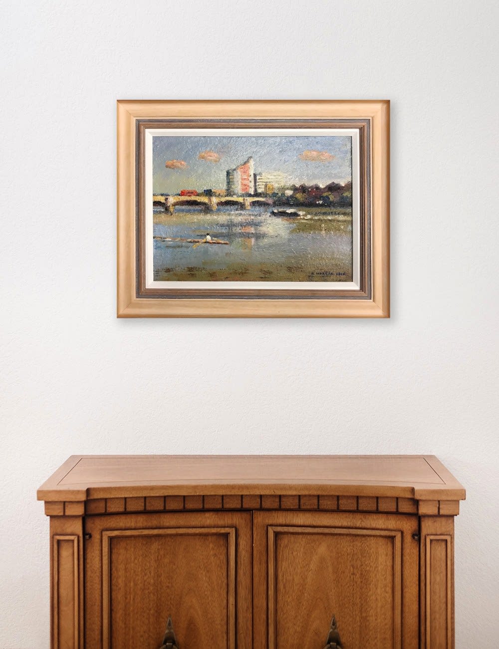 RONALD MORGAN, THE THAMES AT PUTNEY