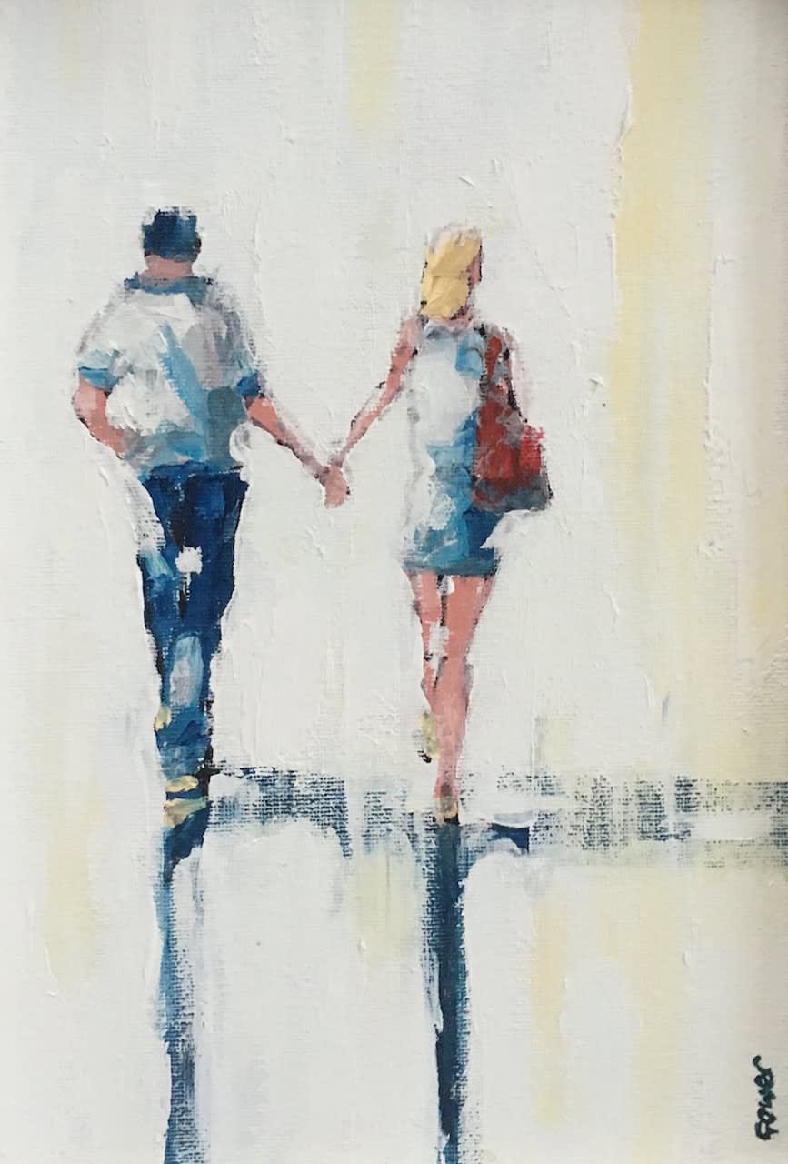 RICHARD GOWER, Strolling Couple