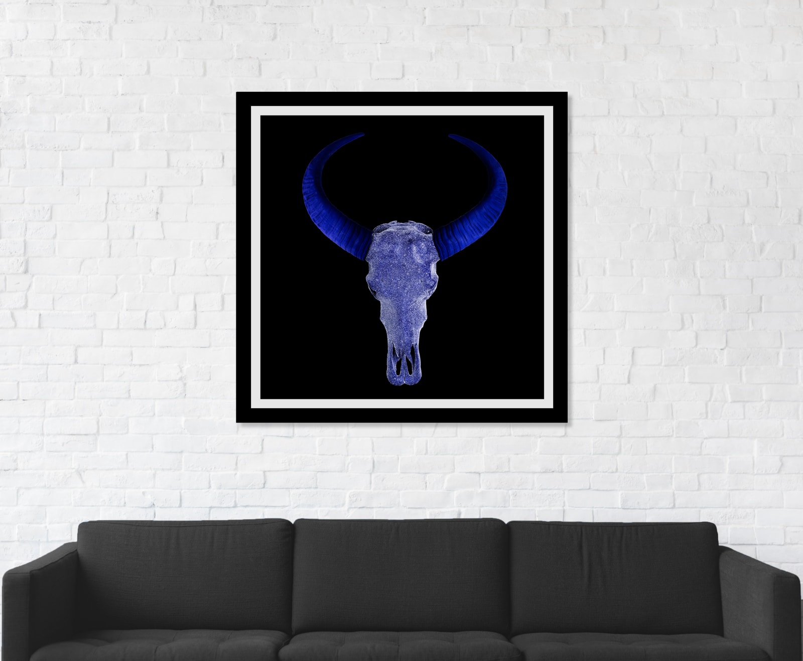ANGELA MORRIS-WINMILL, All Indigo on Black - Large