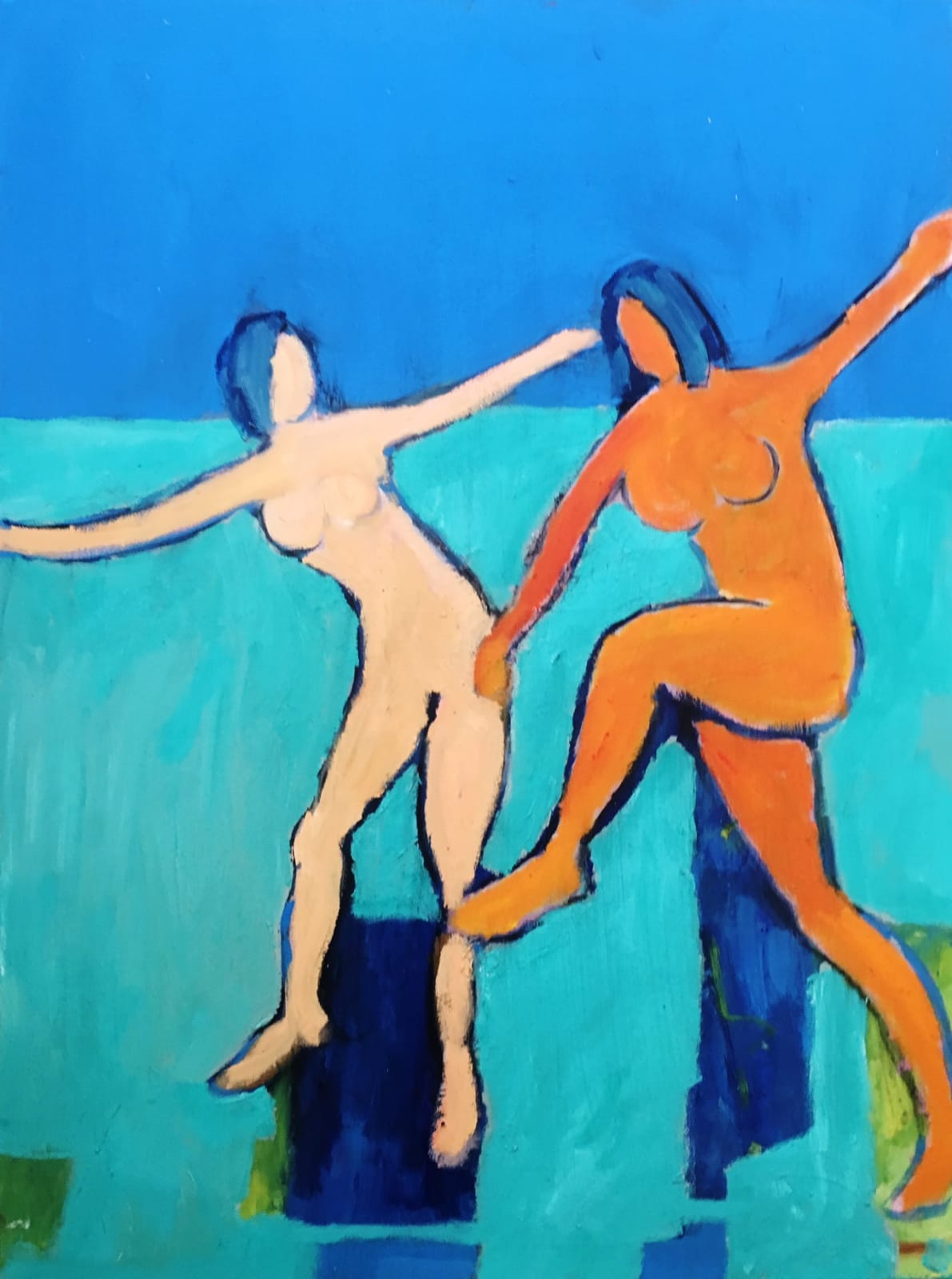 RICHARD GOWER, In The Manner of Matisse, Nudes In The Garden