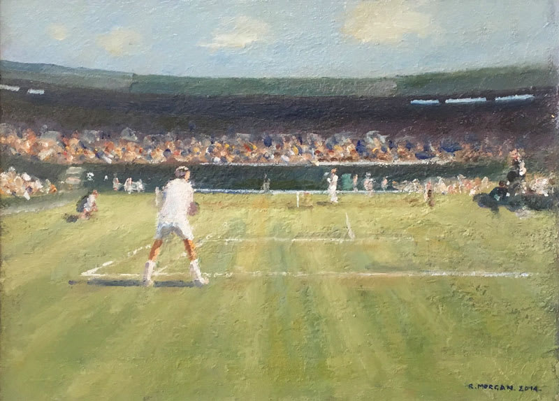 RONALD MORGAN, WIMBLEDON TENNIS