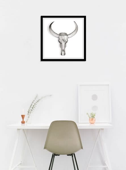 ALL SILVER ON WHITE - SMALL
