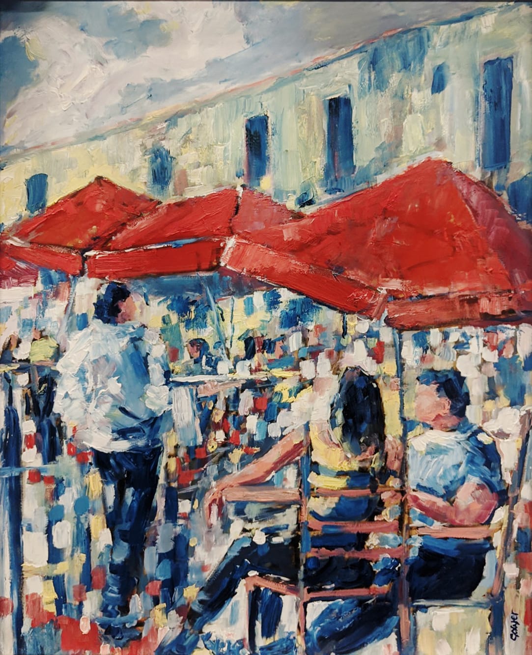 RICHARD GOWER, Cafe Society, Red Parasol