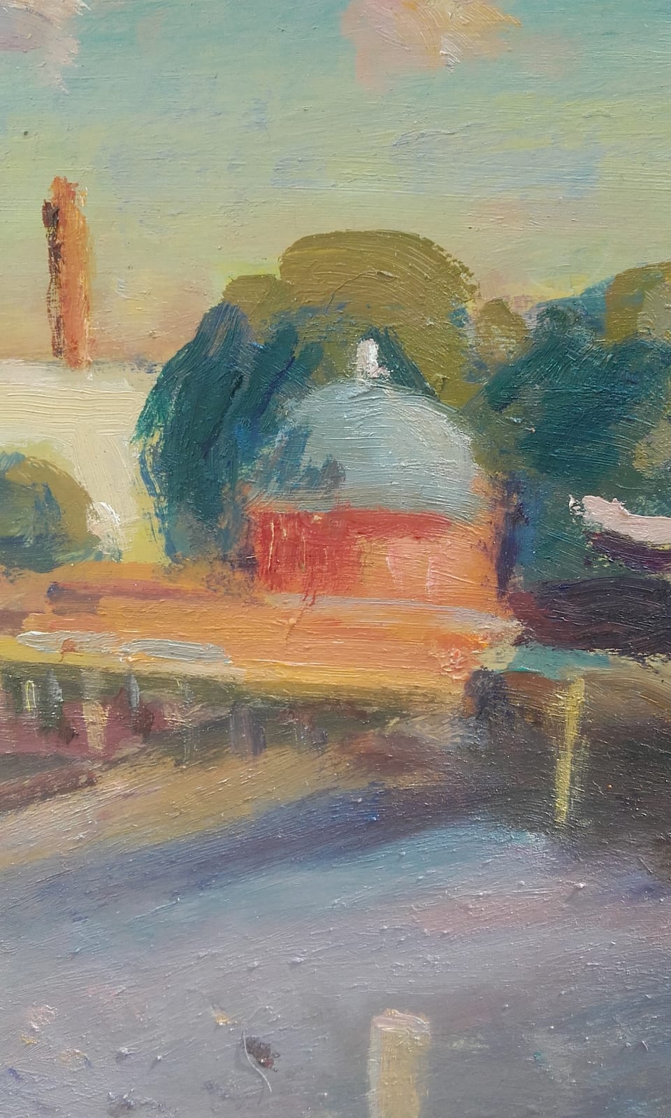 RONALD MORGAN, EVENING LIGHT, GREENWICH