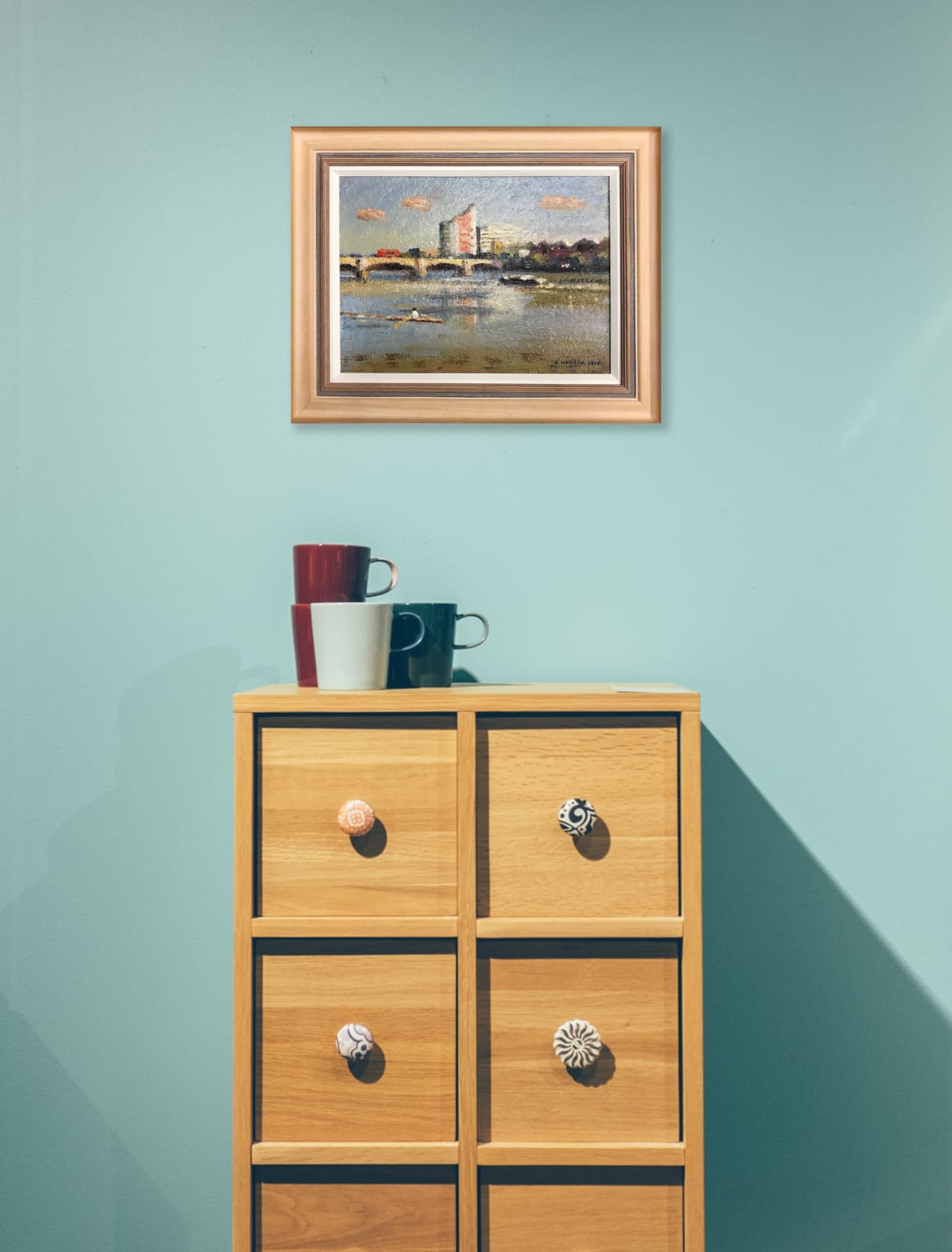RONALD MORGAN, THE THAMES AT PUTNEY