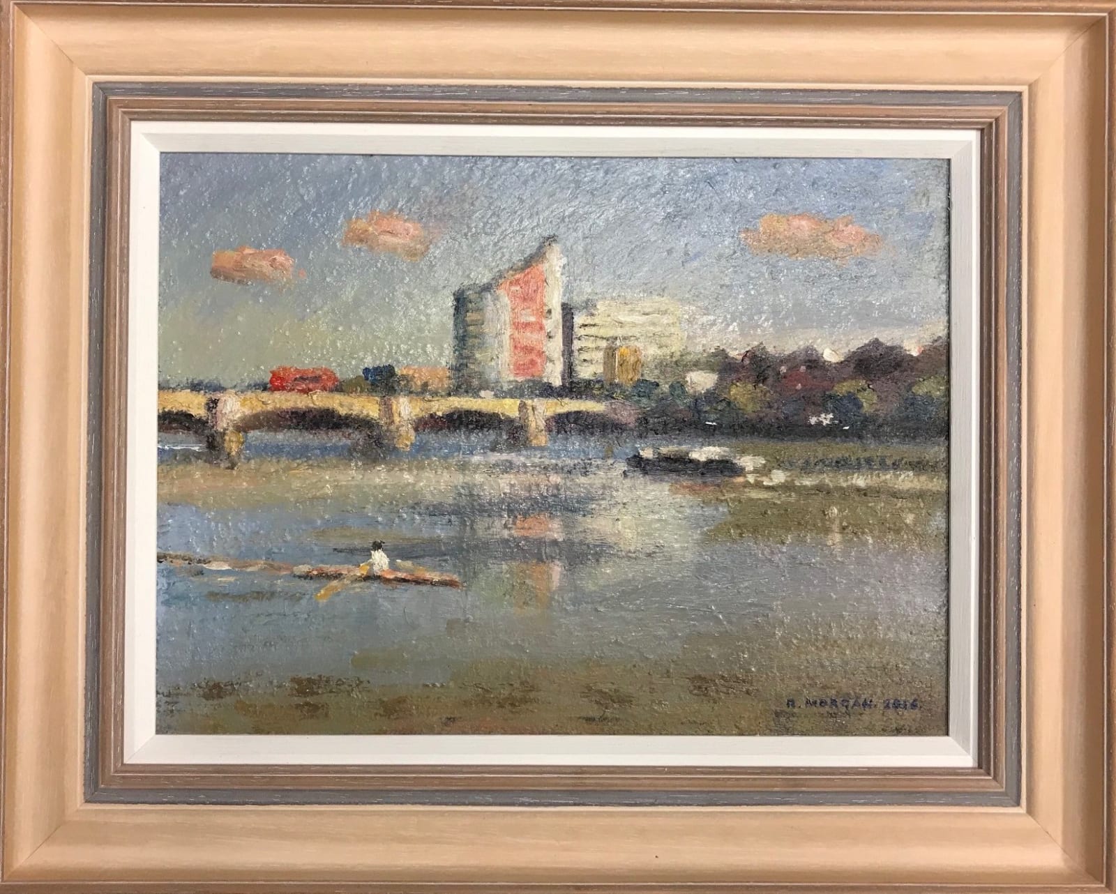 RONALD MORGAN, THE THAMES AT PUTNEY