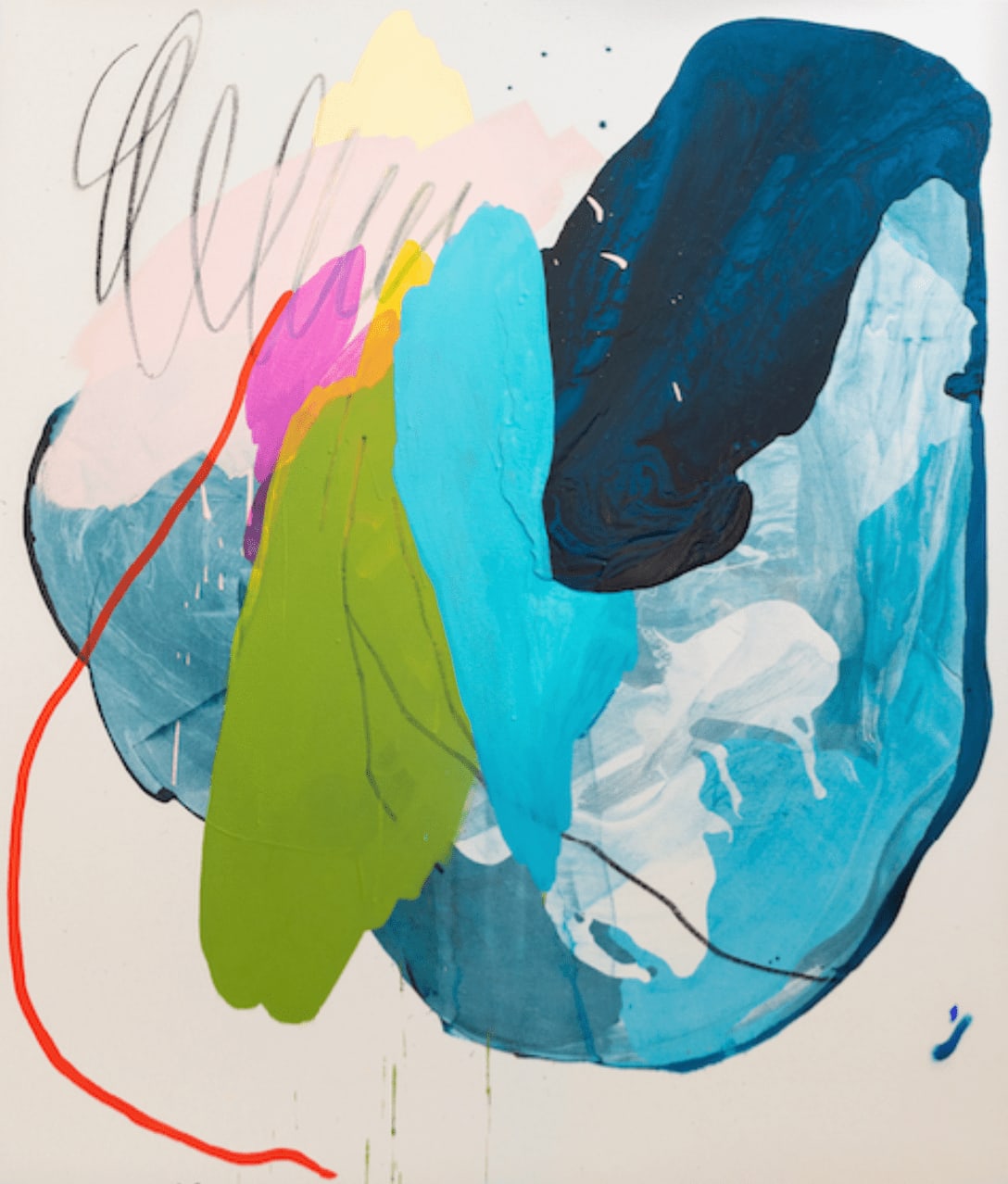 Heather Day, Blue Mass, 2019