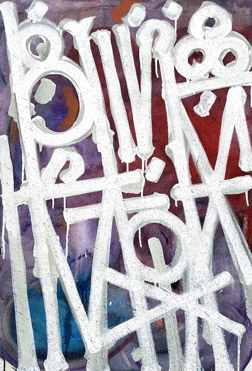 RETNA, Iridescence Series #4, 2025