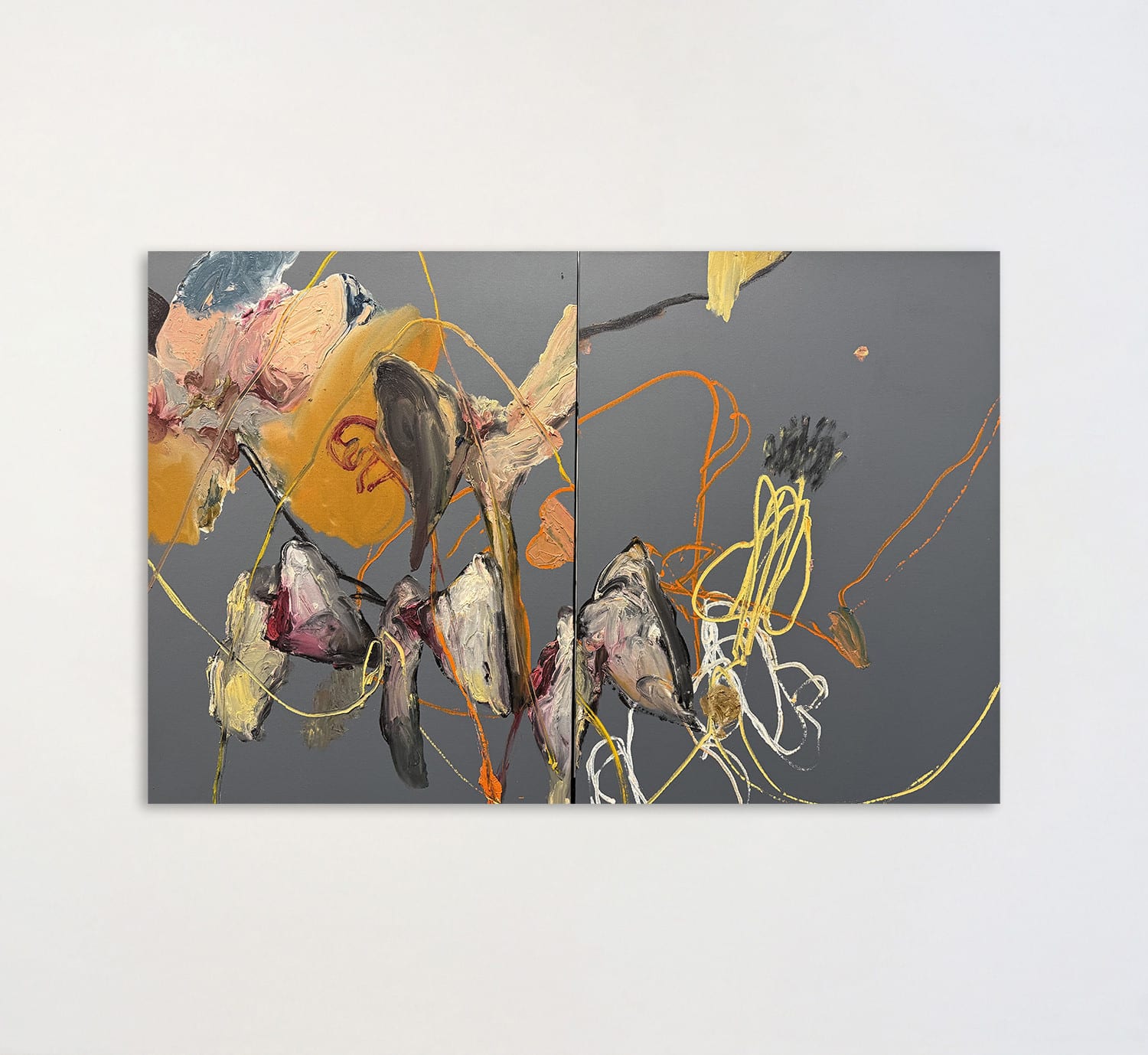 Angel Ricardo Ricardo Rios, Lo viste o lo imaginaste (Diptych, 2025