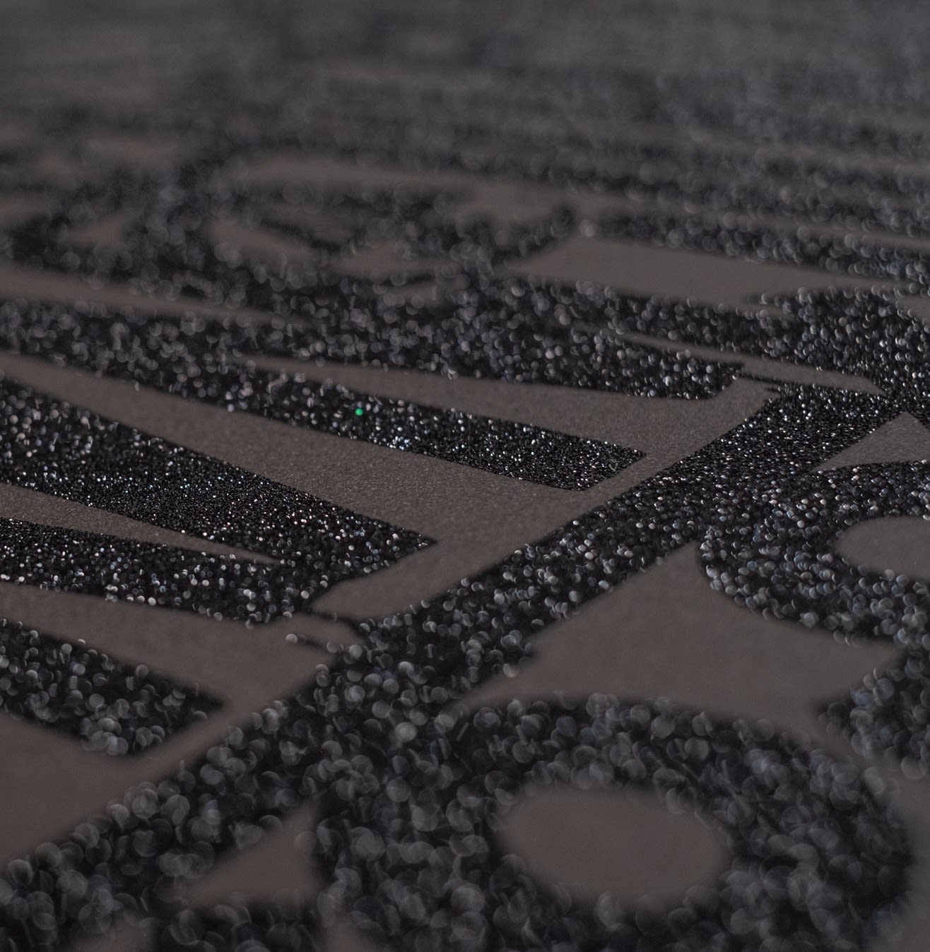 RETNA, Even the Heart Skips a Beat (Black on Black), 2024
