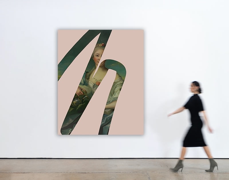 Lino Lago, Fake Abstract (Nattier), 2024