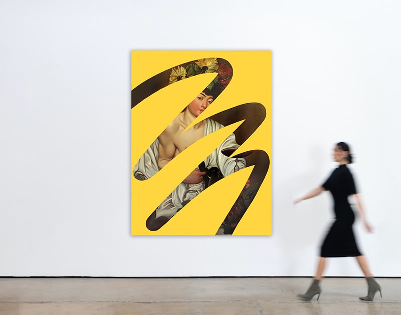 Lino Lago, Fake Abstract (Caravaggio), 2025