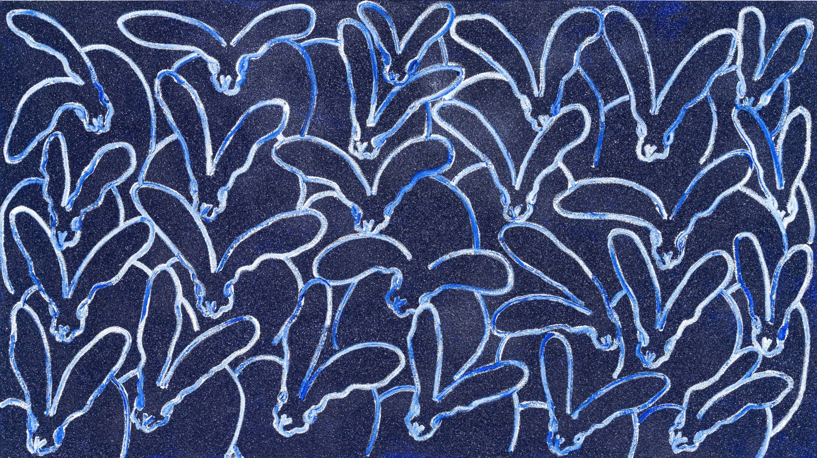 Hunt Slonem, Blue Diamond Dust Lapis (JMG1486), 2025