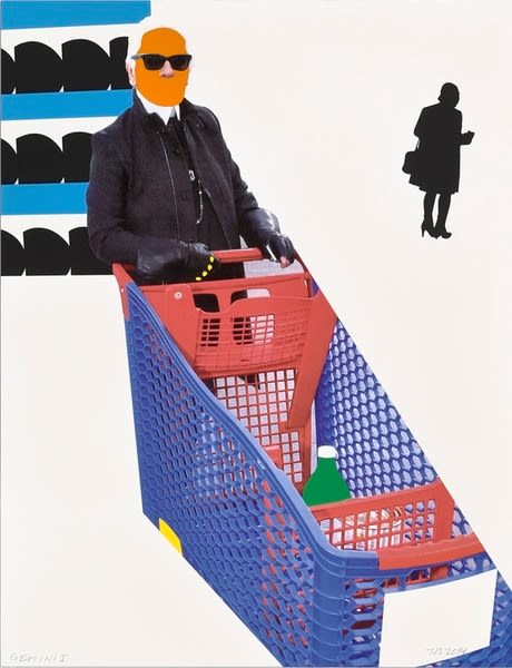 John Baldessari, Karl Lagerfeld, 2015