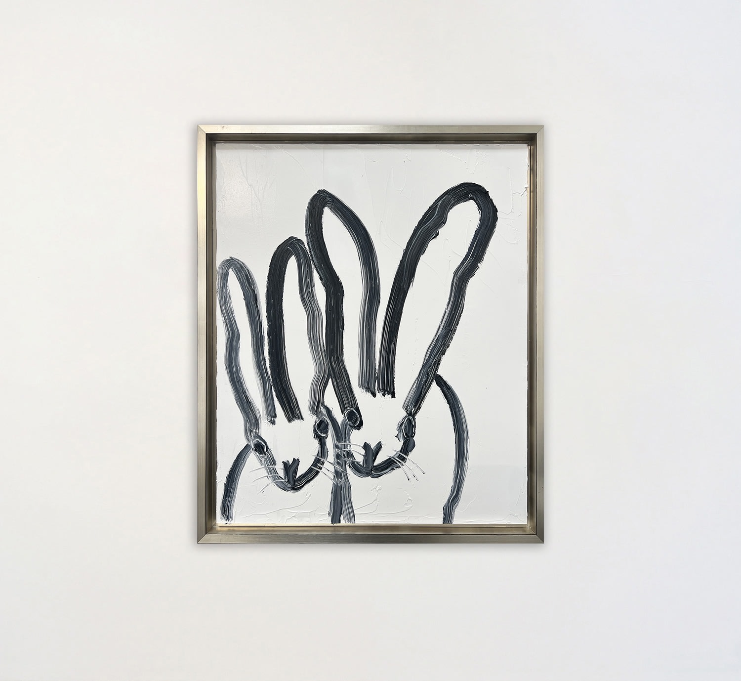 Hunt Slonem, Watch Show Bunnys (LM0005), 2025