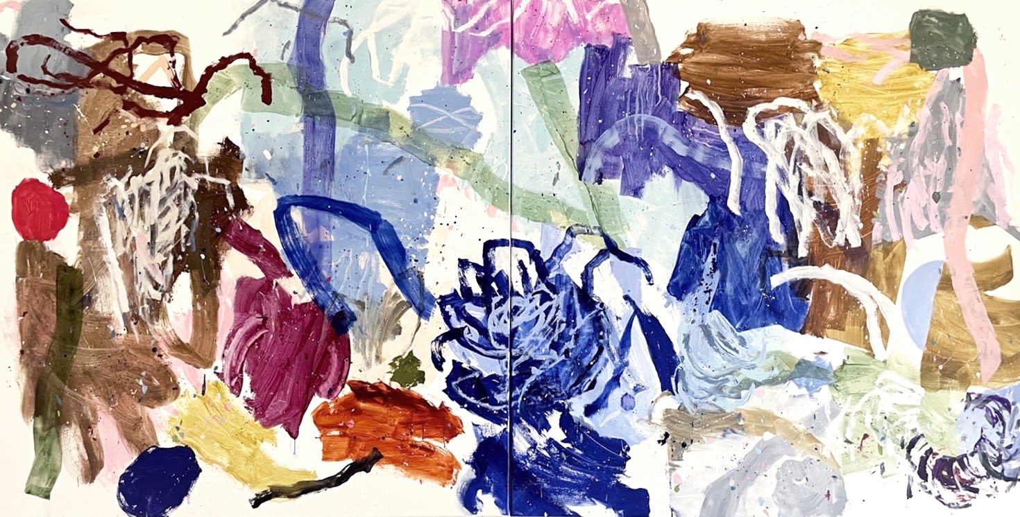 Claire Kirkup, Daylarking (Diptych), 2025