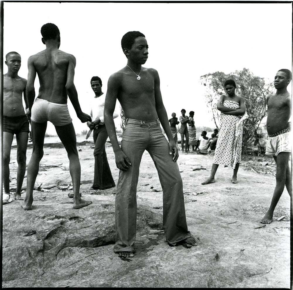 Malick Sidibé, A la baignade au fleuve Niger, 1973