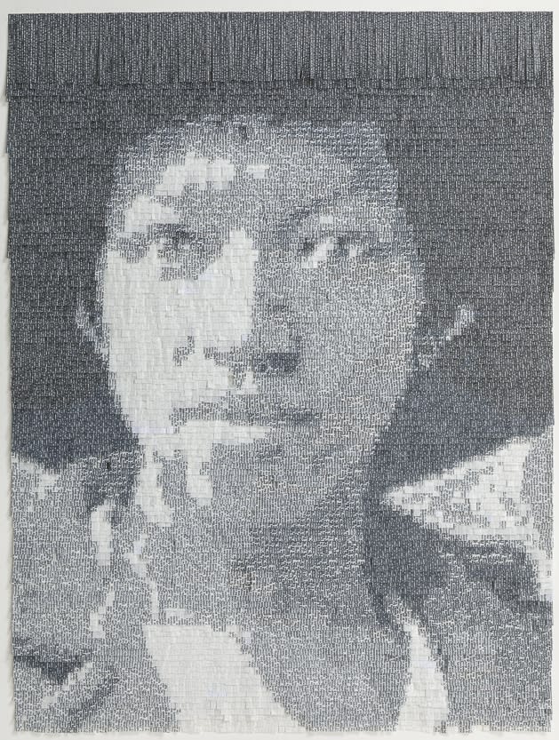 Nathalie Boutté Fannie Dowell Papier japonais et encre 66.5 x 50 cm