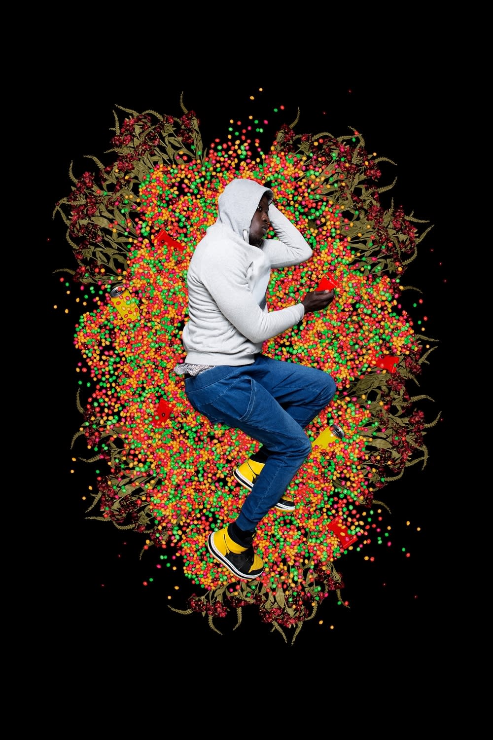 Omar Victor Diop Trayvon Martin, 2012 Impression jet d'encre sur papier Hahnemühle Rag Baryta 315g 80 x 109 cm 31.4 x 49.9 inches