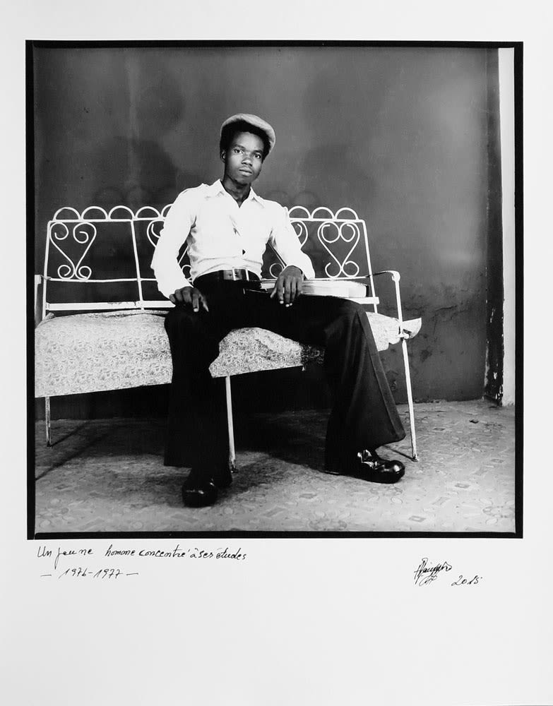 Ambroise Ngaimoko, Un jeune homme concentré à ses études., 1976-1977