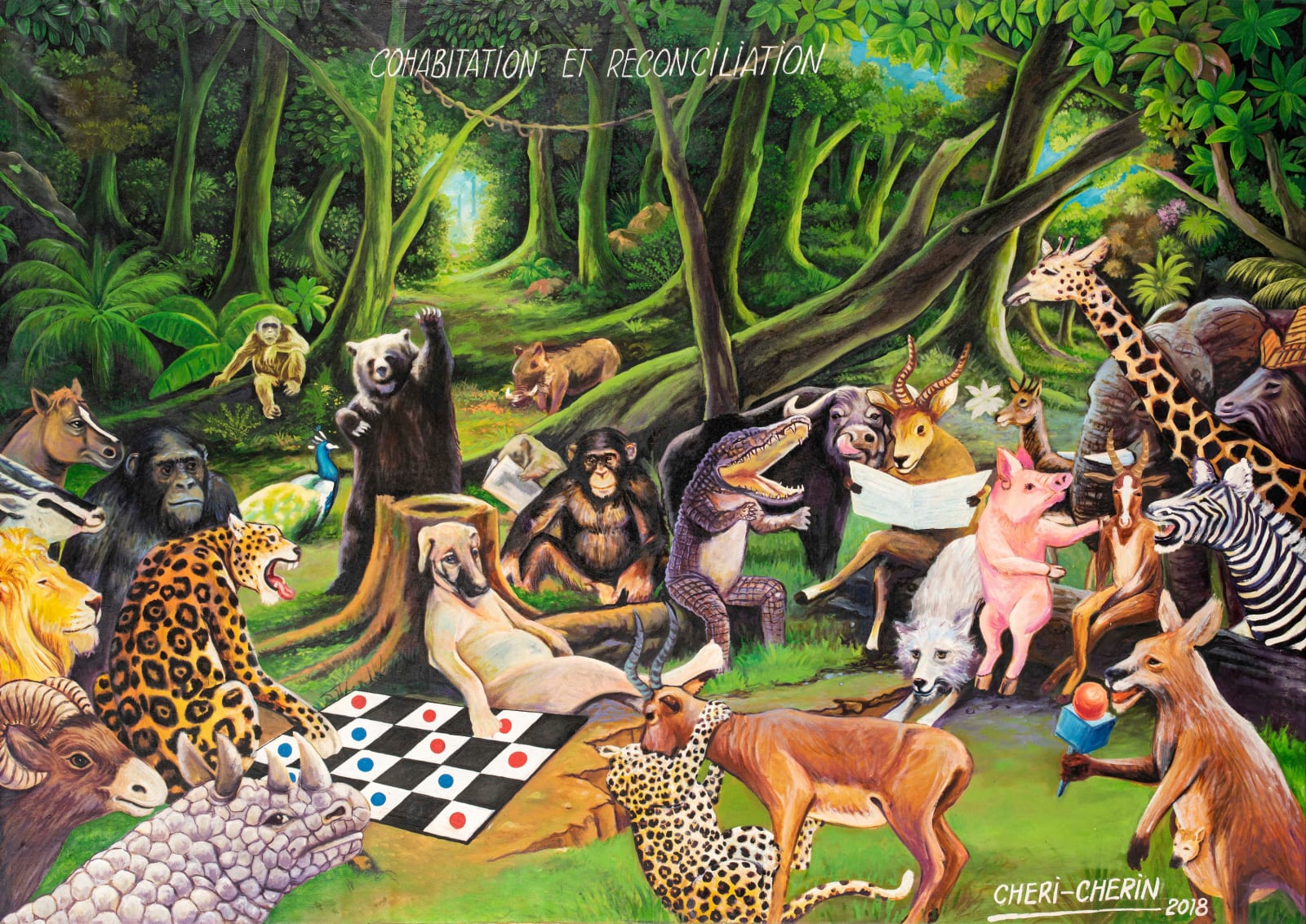 Chéri Chérin, Cohabitation et réconciliation, 2018