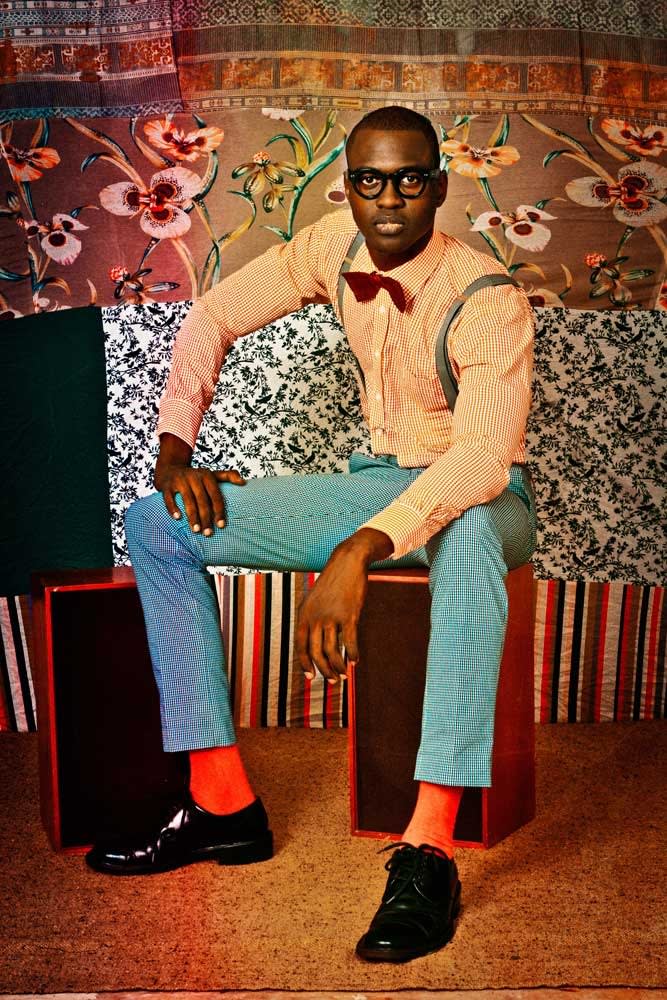 Omar Victor Diop Thierno Impression jet d'encre pigmentaire sur papier Harman By Hahnemuhle 60 x 40 cm 23 5/8 x 15 3/4 in