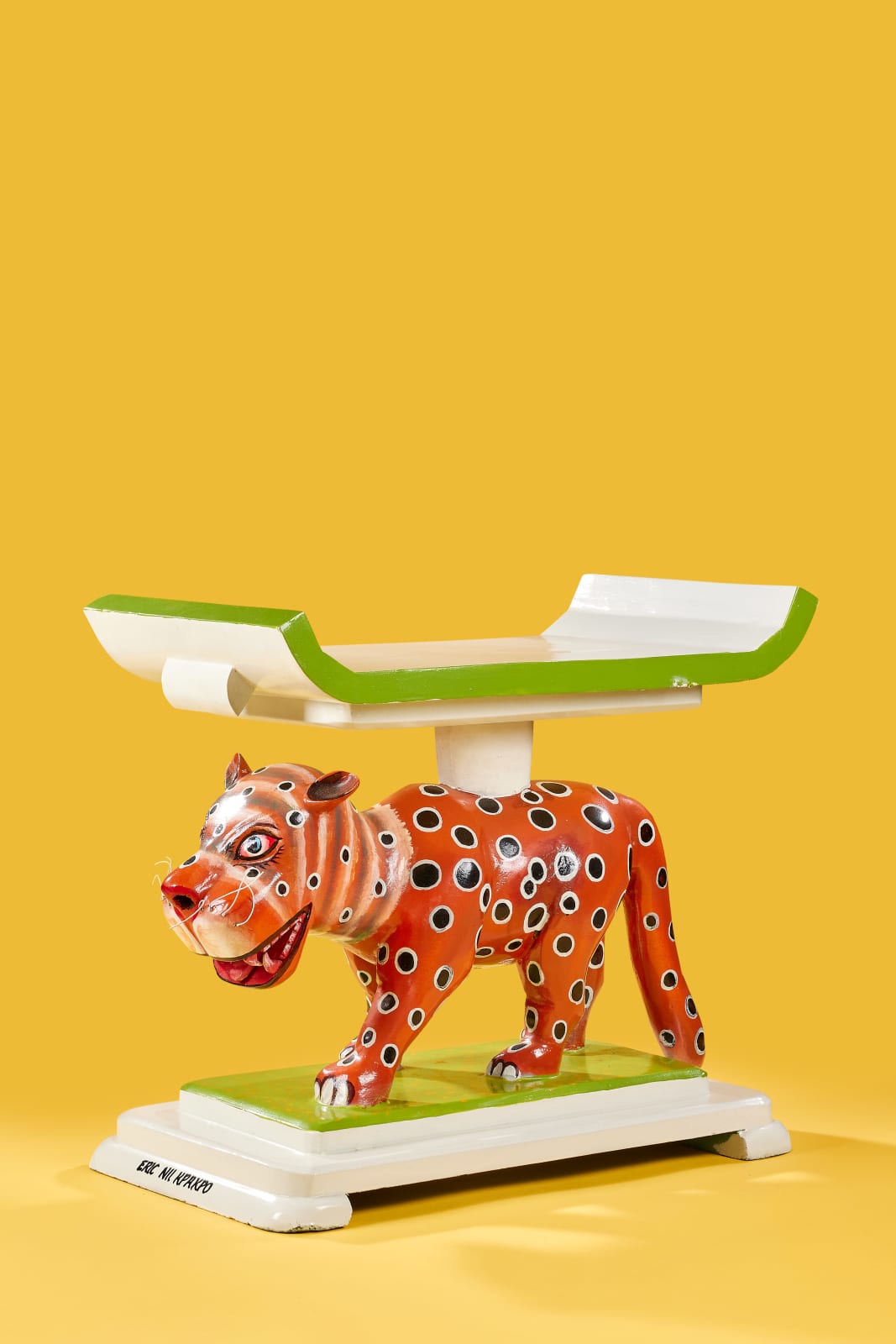 Eric Kpakpo, Sans titre (Léopard), 2024