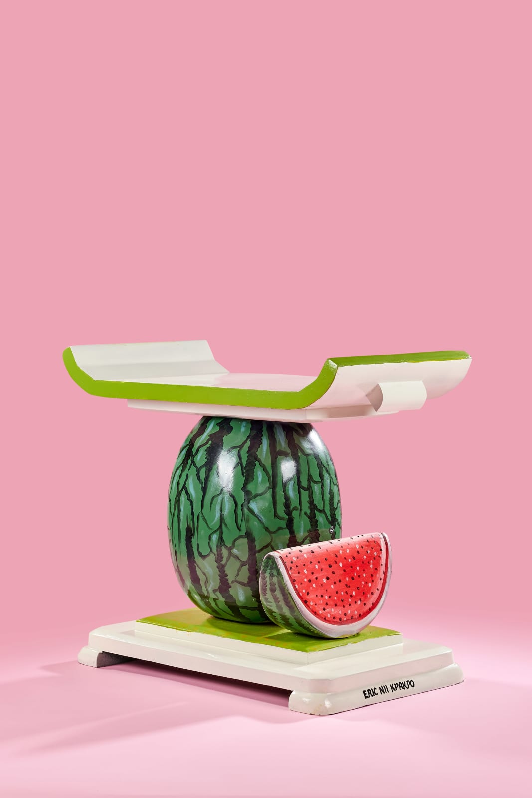 Eric Kpakpo, Sans titre (Pastèque), 2024