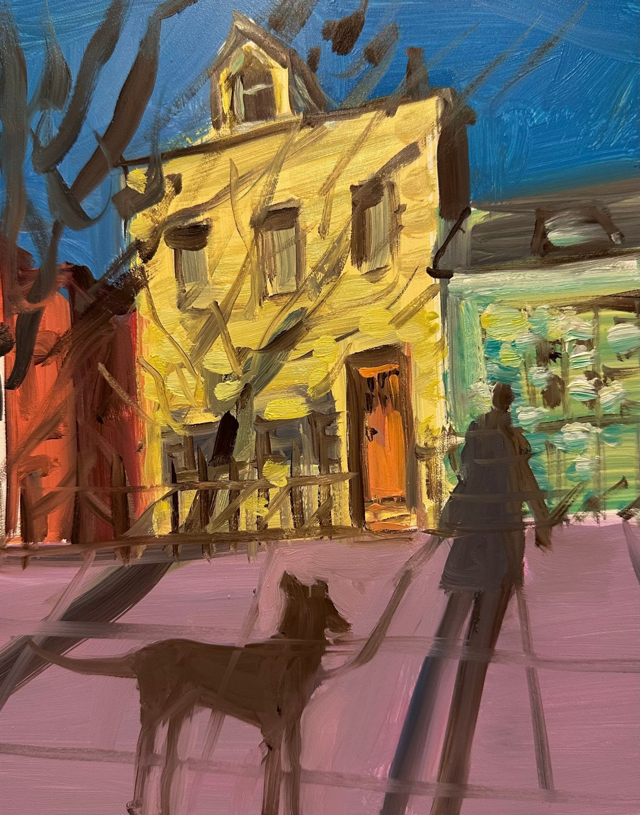 Deborah Brown, Blue Heeler on Catherine Street, 2025