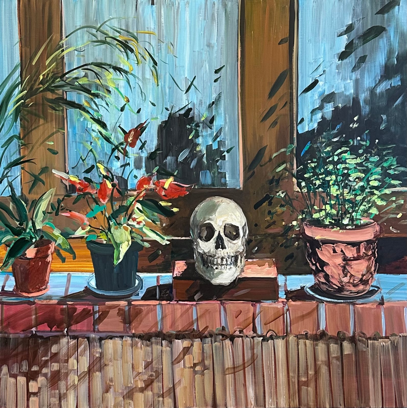 Deborah Brown, Backyard in Bushwick, 2024