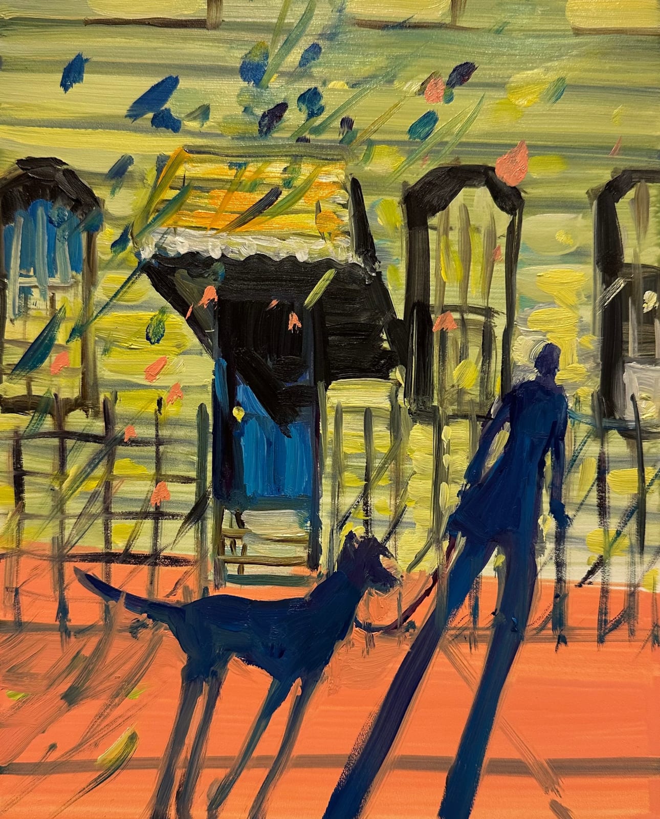 Deborah Brown, Blue Door and Blue Heeler, 2025