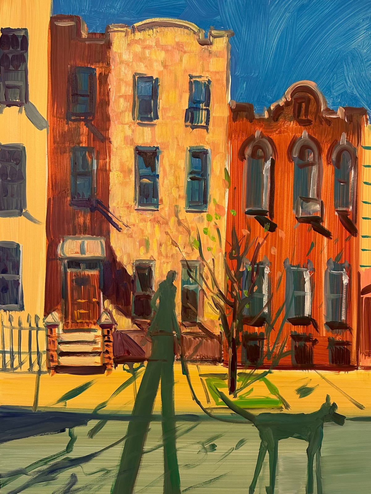 Deborah Brown, Blue Heeler on Bushwick Avenue, 2025