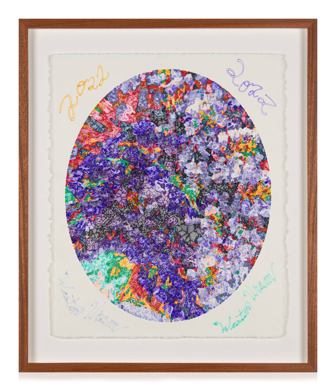 Weston Uram, Purple Cascade, 2022