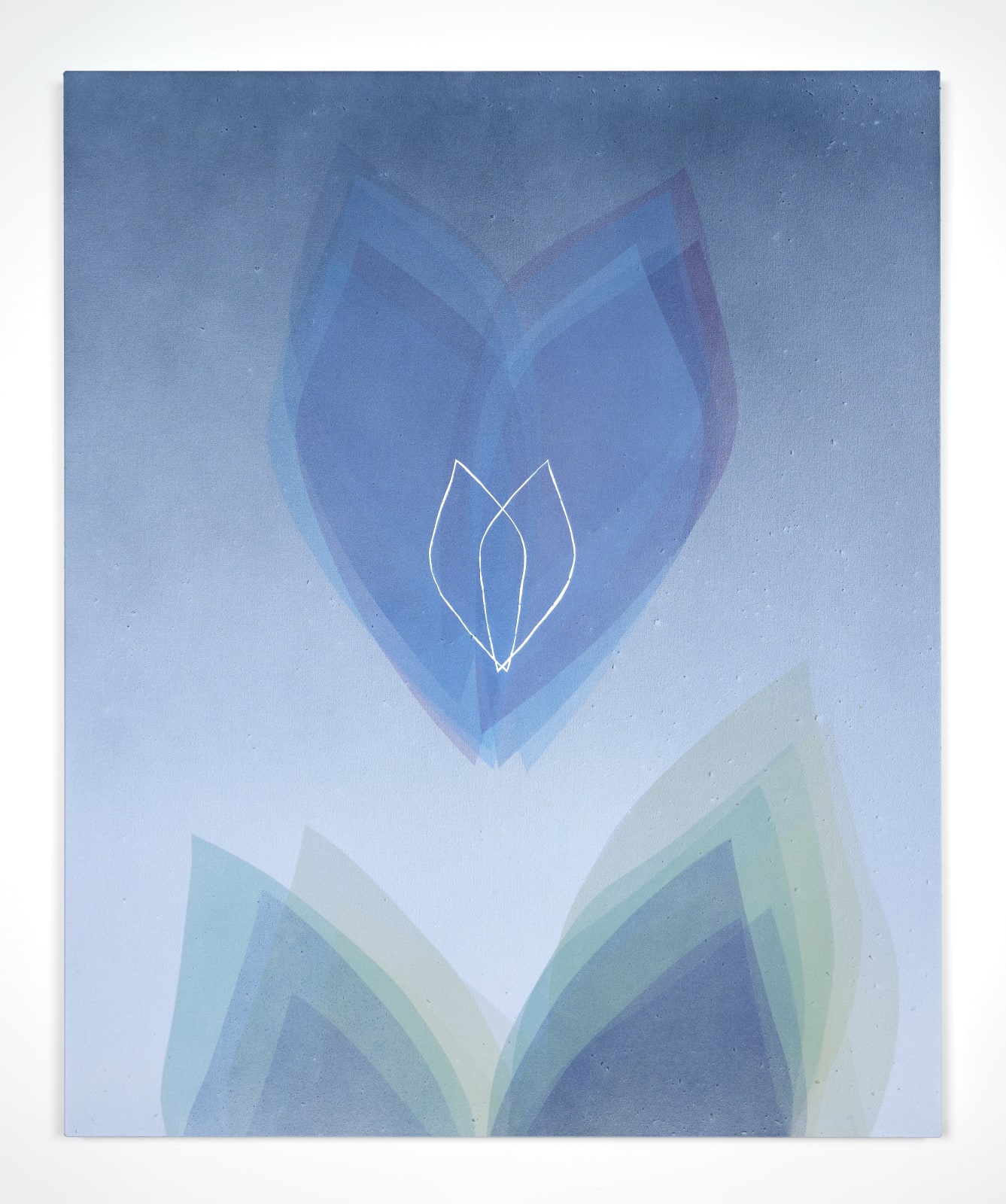 Claire Colette, Blue Flower [never-ending flame], 2021