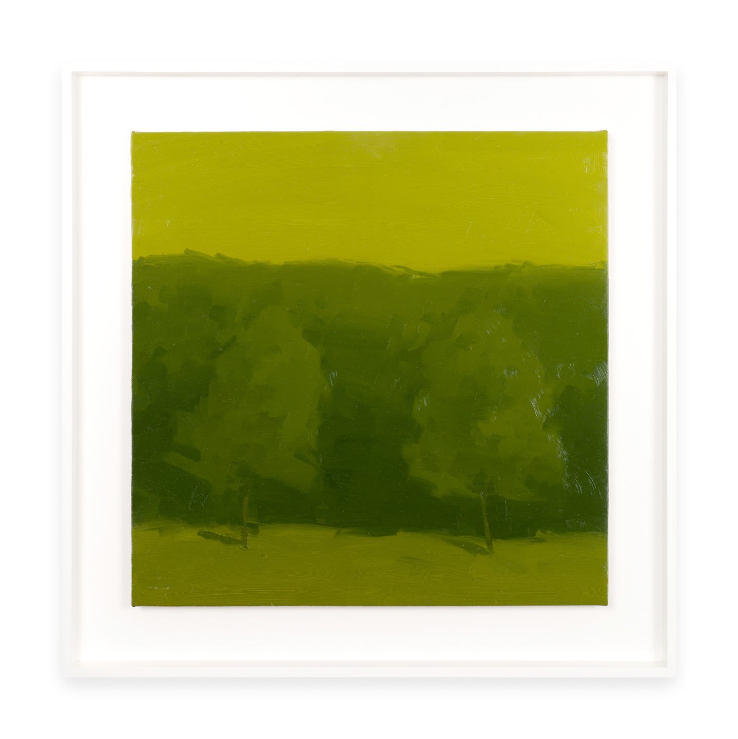 Will Gabaldón, Two Trees with Yellow Sky, 2022