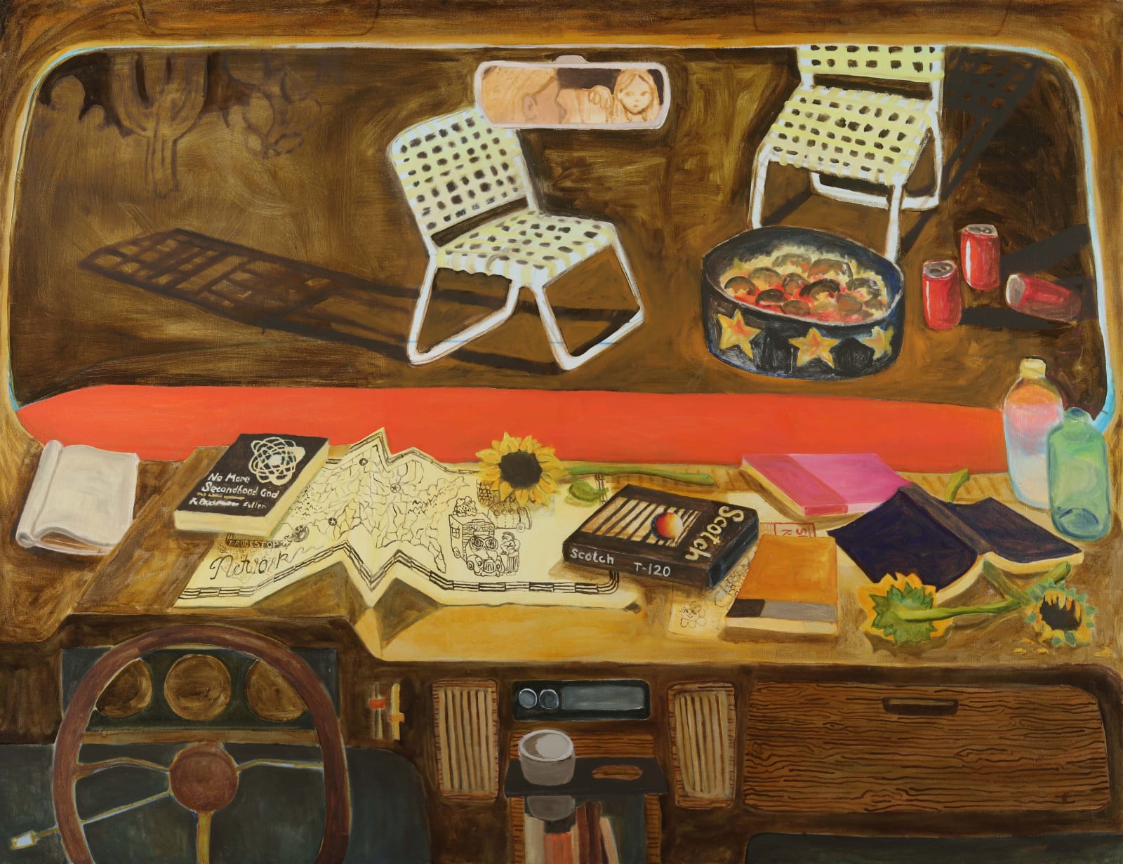 Bix Archer, Interior Van, Night, 2021