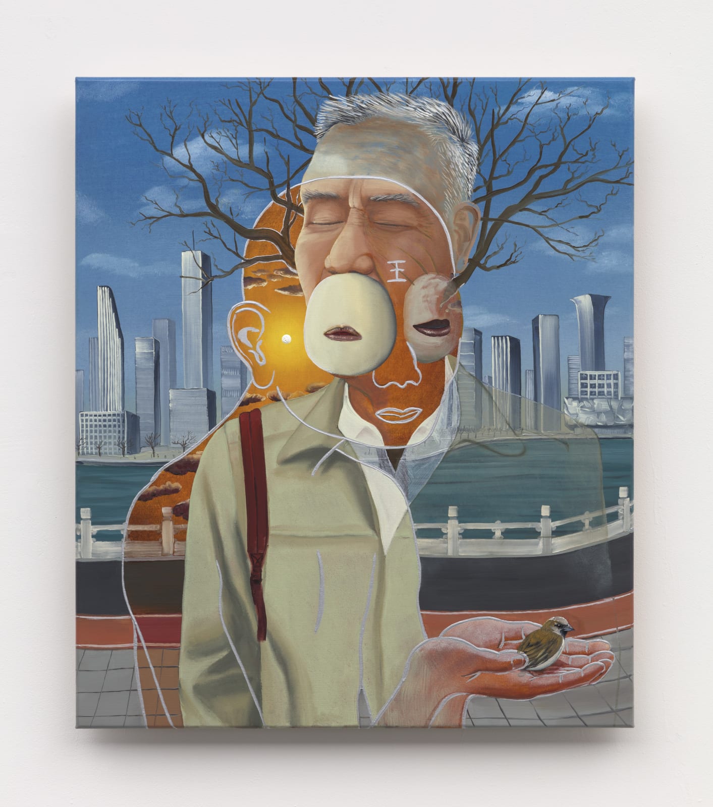 Miguel Angel Payano Jr., 小虎,包一小口aka爷爷之言 (Xiao-Hu, a bit of the bun aka Grandfather’s words), 2021